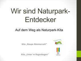 Auf dem Weg als Naturpark-Kita